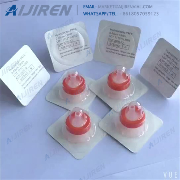 wheel filter pvdf mushroom syringe filter gas exchange